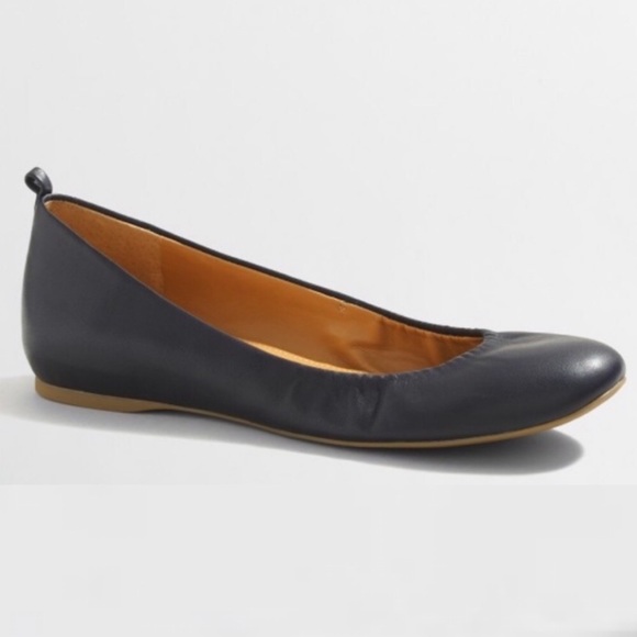 J. Crew Shoes - J. Crew || Anya Leather Stretch Ballet Flats 8